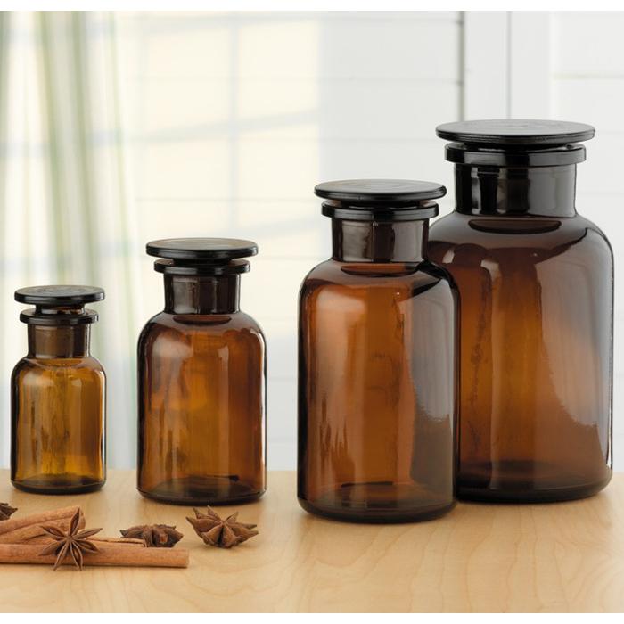 Apothekerflasche braun - klar Weithals günstig kaufen