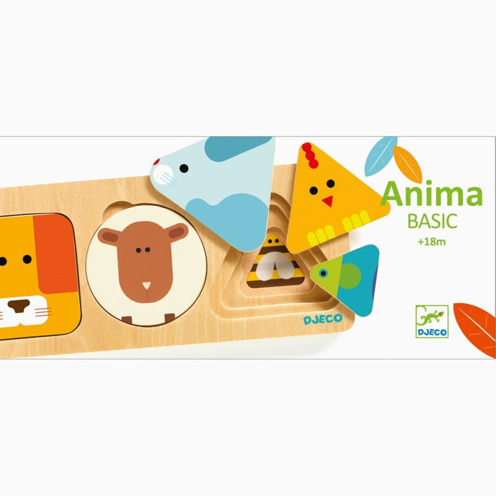 Holzpuzzle ANIMABASIC für Kinder von Djeco Spielzeug Djeco Djeco