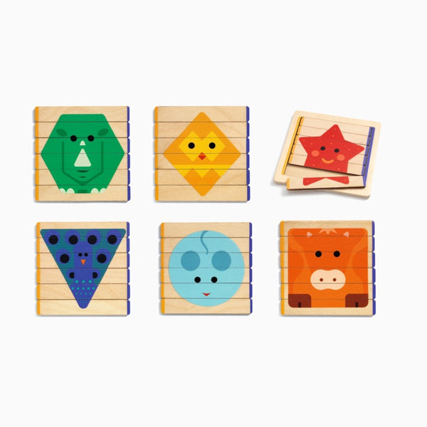 Holzpuzzle BASIC für Kinder von Djeco Spielzeug Djeco Djeco