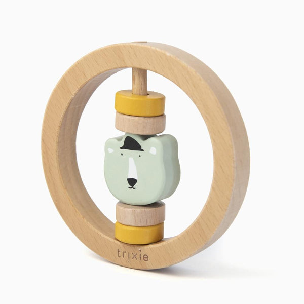 Holzrassel ANIMALS rund aus Holz für Baby von Trixie Spielzeug Trixie Trixie