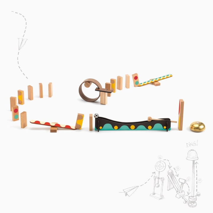 Holzspielzeug ZIG & GO 25-tlg für Kinder von Djeco Spielzeug Djeco Djeco