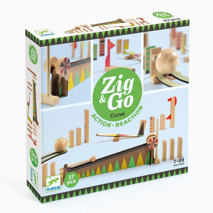 Holzspielzeug ZIG & GO 27-tlg für Kinder von Djeco Spielzeug Djeco Djeco