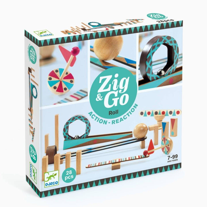 Holzspielzeug ZIG & GO 28-tlg für Kinder von Djeco Spielzeug Djeco Djeco