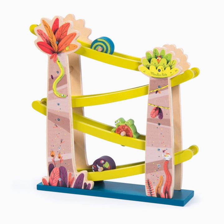 Kugelbahn KASKADE aus Holz für Kinder von Moulin Roty Spielzeug Moulin Roty Moulin Roty