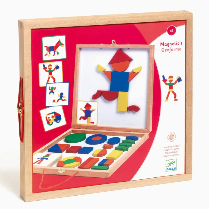 Magnetspiel GEOFORM aus Holz für Kinder von Djeco Spielzeug Djeco Djeco