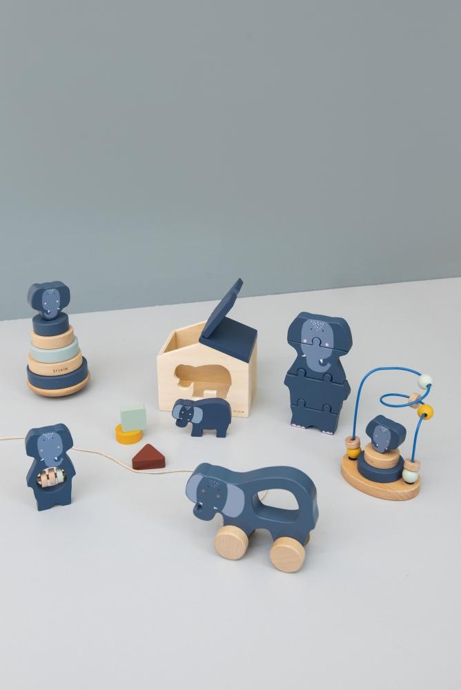 Nachziehtier ANIMALS aus Holz für Kinder von Trixie Spielzeug Trixie Trixie