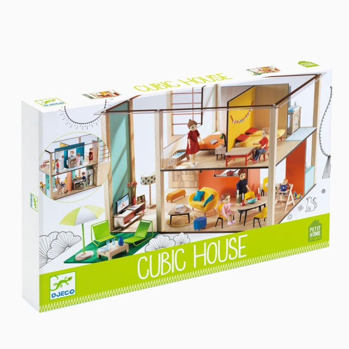 Puppenhaus CUBIC aus Holz für Kinder von Djeco Spielzeug Djeco Djeco