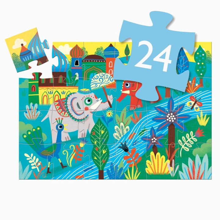 Puzzle FORMEN TIERE aus Pappe für Kinder von Djeco Spielzeug Djeco Djeco
