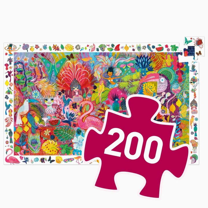 Puzzle WIMMELPUZZLE aus Pappe für Kinder von Djeco Spielzeug Djeco Djeco