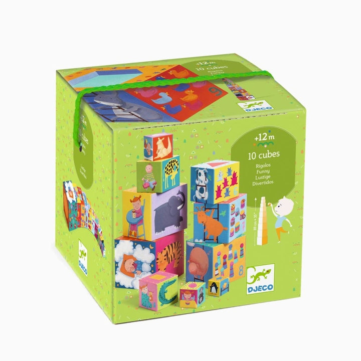 Stapelturm VALERIA aus Pappe für Kinder von Djeco Spielzeug Djeco Djeco