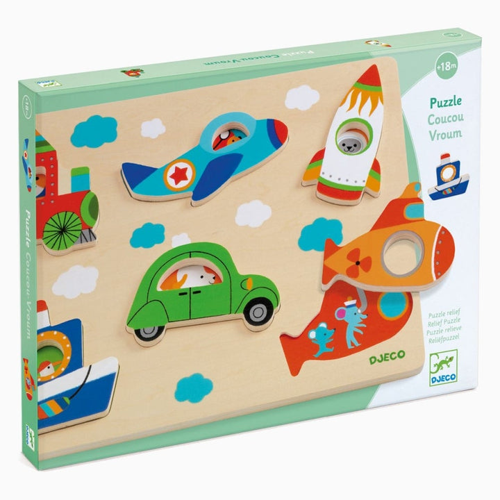 Steckpuzzle COUCOU für Kinder von Djeco Spielzeug Djeco Djeco