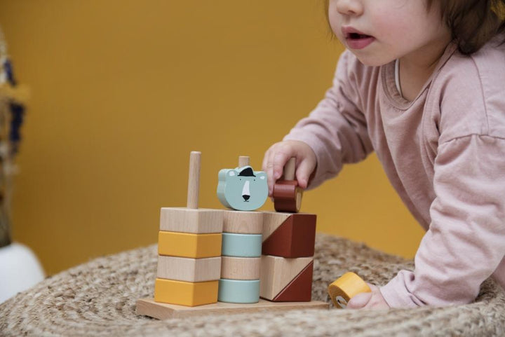 Steckspiel TIERE Holz für Kinder von Trixie Spielzeug Trixie Trixie