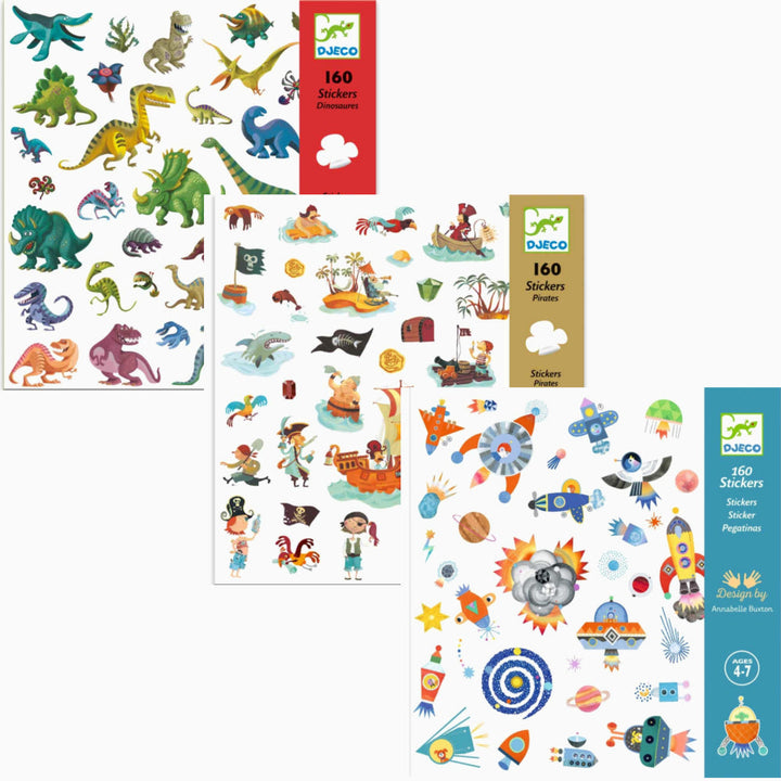 Sticker Set BOYS 480 Stk für Kinder von Djeco Spielzeug Djeco Djeco