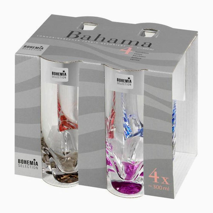 Trinkgläser BAHAMA 4er-Set Trinkglas Bohemia Bohemia Cristal
